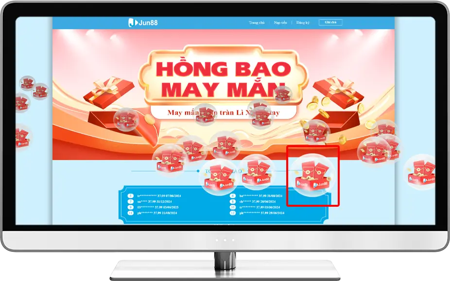 Bước 3: Chọn Hồng Bao bất kỳ và NHẬN NGAY